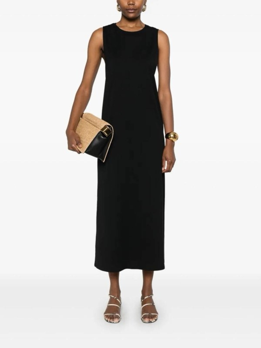Loulou Studio Rayna Knotted Pima Cotton Midi Dress Size XL